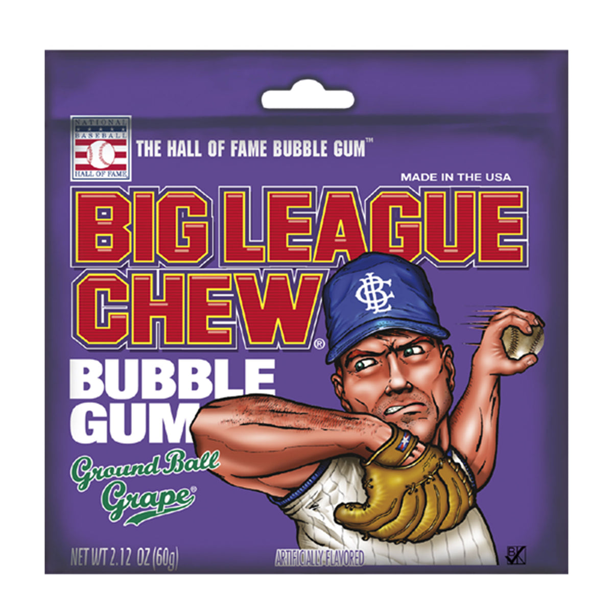 Big League Chew Ground Ball Grape - Old Fashioned Candy - Candy