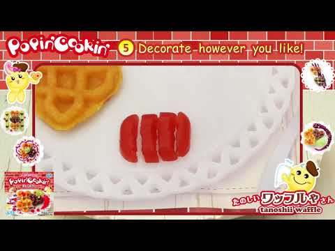 Popin' Cookin'™ - Tanoshii Waffles DIY Candy Kit for Kids (Product of Japan)