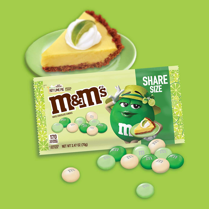 M&M'S Easter White Chocolate Key Lime Pie Candy Assortment Bag