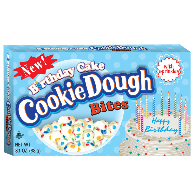 Birthday Cake Cookie Dough Bites® Theater Box, 3.1 oz.